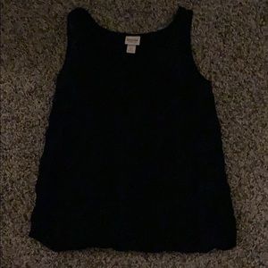 Black tank top
